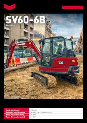 Mini excavatoare Yanmar SV60-6B