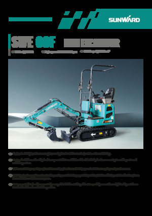 Mini excavatoare Sunward SWE08F