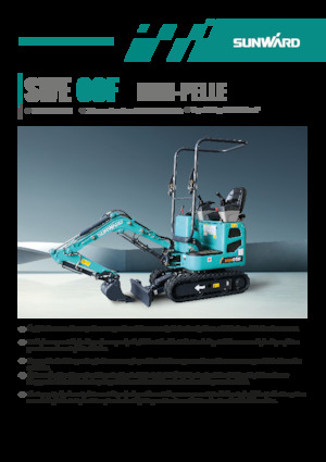 Mini excavatoare Sunward SWE08F