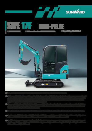 Mini excavatoare Sunward SWE17F