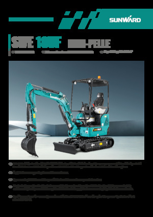 Mini excavatoare Sunward SWE18UF 