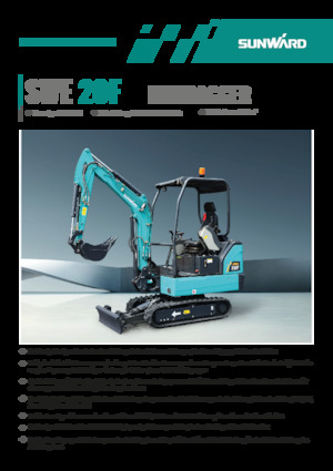 Mini excavatoare Sunward SWE20F 