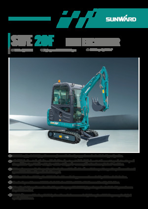 Mini excavatoare Sunward SWE20F 