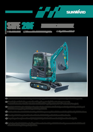 Mini excavatoare Sunward SWE20F 
