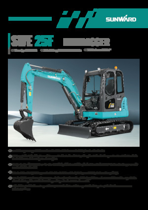 Mini excavatoare Sunward SWE25F