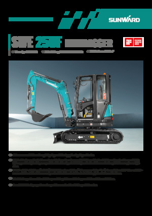 Mini excavatoare Sunward SWE25UF