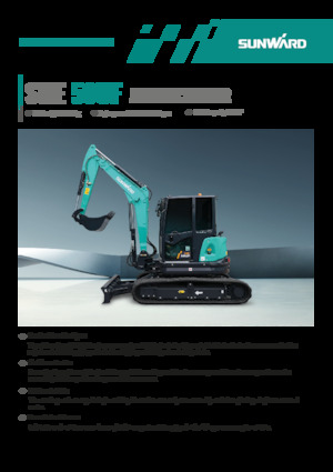 Mini excavatoare Sunward SWE50UF