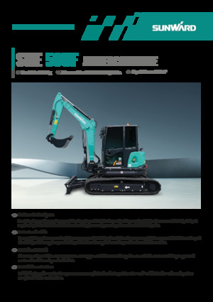 Mini excavatoare Sunward SWE50UF
