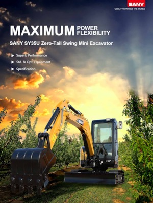 Mini excavatoare Sany SY35U