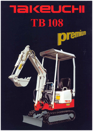 Mini excavatoare Takeuchi TB 108