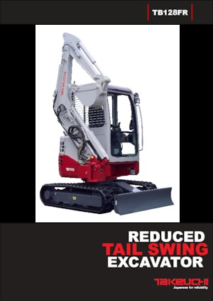 Mini excavatoare Takeuchi TB 128 FR