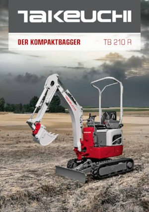 Mini excavatoare Takeuchi TB 210 R