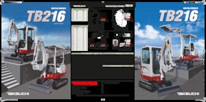 Mini excavatoare Takeuchi TB 216 A