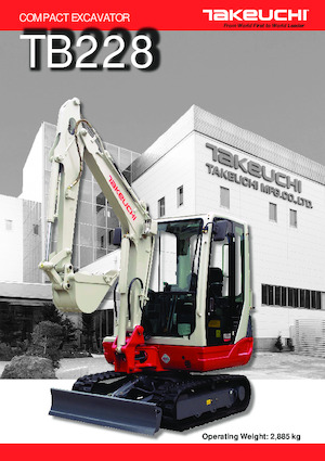 Mini excavatoare Takeuchi TB 228 