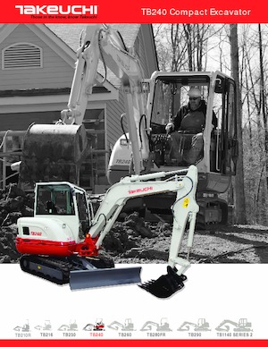 Mini excavatoare Takeuchi TB 240