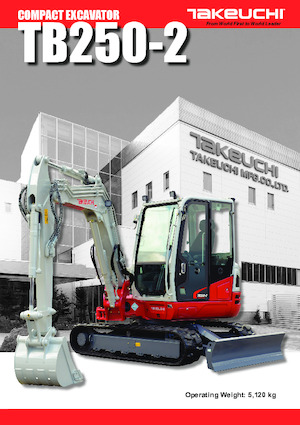 Mini excavatoare Takeuchi TB 250-2