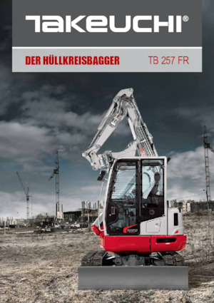 Mini excavatoare Takeuchi TB 257 FR