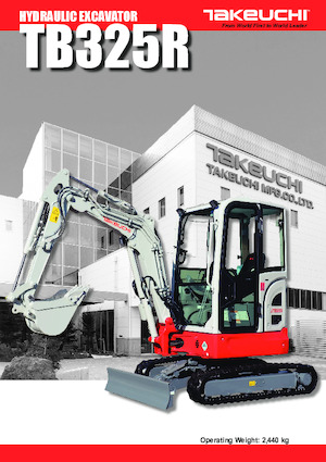 Mini excavatoare Takeuchi TB 325 R