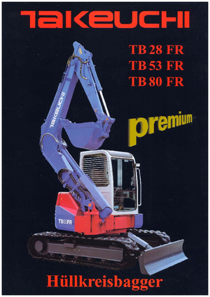 Mini excavatoare Takeuchi TB 53 FR