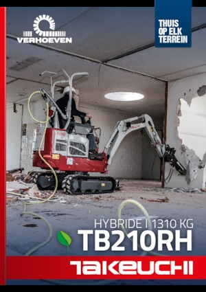 Mini excavatoare Takeuchi TB 210 Hybrid