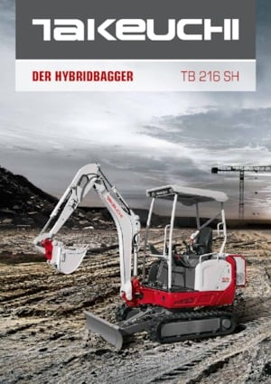 Mini excavatoare Takeuchi TB 216 Hybrid