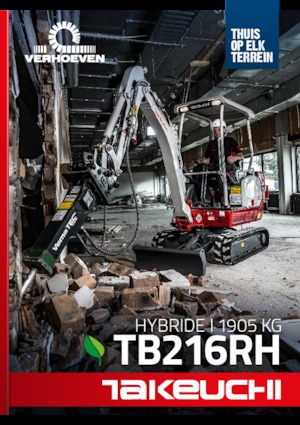 Mini excavatoare Takeuchi TB 216 Hybrid