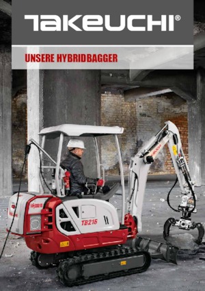Mini excavatoare Takeuchi TB228 Hybrid