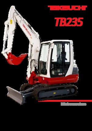 Mini excavatoare Takeuchi TB 235