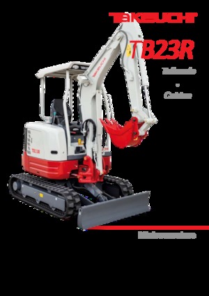 Mini excavatoare Takeuchi TB 23 R