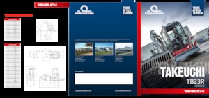 Mini excavatoare Takeuchi TB 23 R