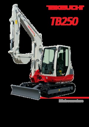 Mini excavatoare Takeuchi TB 250