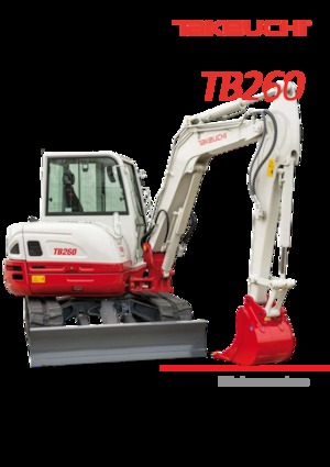 Mini excavatoare Takeuchi TB 260
