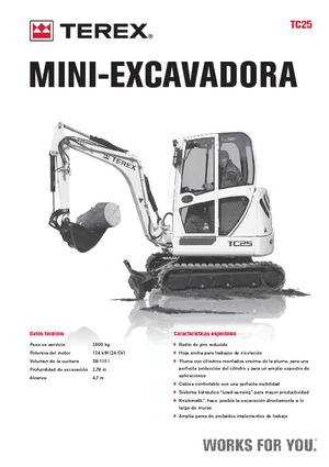 Mini excavatoare Terex TC 25