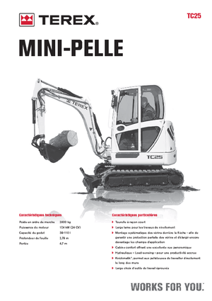Mini excavatoare Terex TC 25