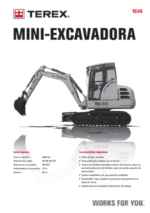 Mini excavatoare Terex TC 48