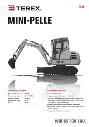 Mini excavatoare Terex TC 48