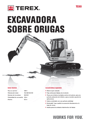 Mini excavatoare Terex TC 60