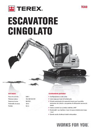 Mini excavatoare Terex TC 60