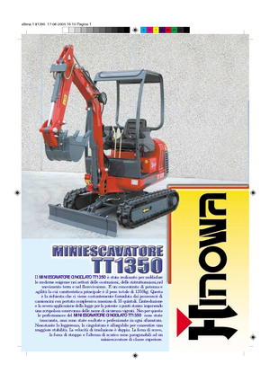 Mini excavatoare Hinowa TT 1350