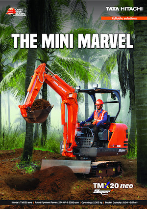 Mini excavatoare Hitachi TMX 20 neo