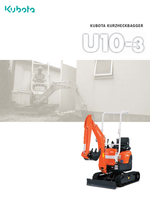 Mini excavatoare Kubota U10-3 G