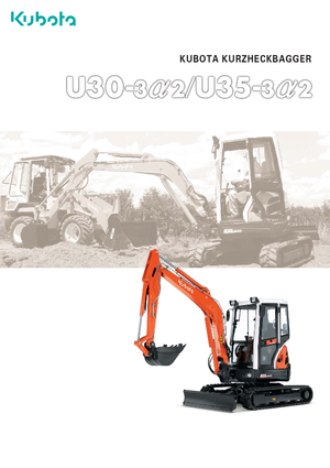 Mini excavatoare Kubota U30-3α2 GL