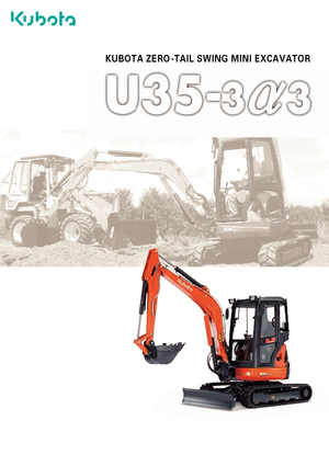 Mini excavatoare Kubota U35-3α2