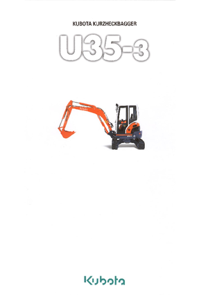 Mini excavatoare Kubota U35-3 G