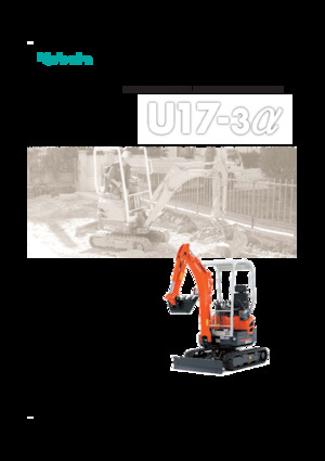 Mini excavatoare Kubota U17-3A