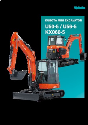 Mini excavatoare Kubota U50-5