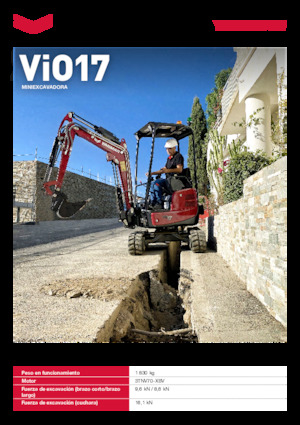 Mini excavatoare Yanmar ViO17 