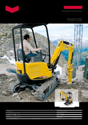 Mini excavatoare Yanmar VIO 17