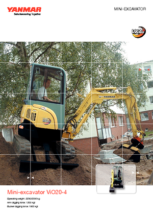 Mini excavatoare Yanmar VIO 20
