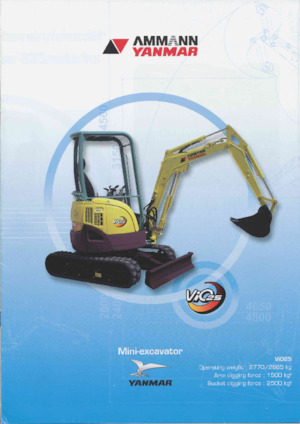 Mini excavatoare Yanmar VIO 25